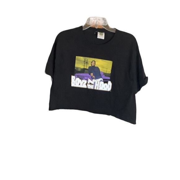 Cross Colours Tops - Cross Colours Post Hip Hop Nation Ya Dig Vintage Style Boys N’ The Hood L Crop